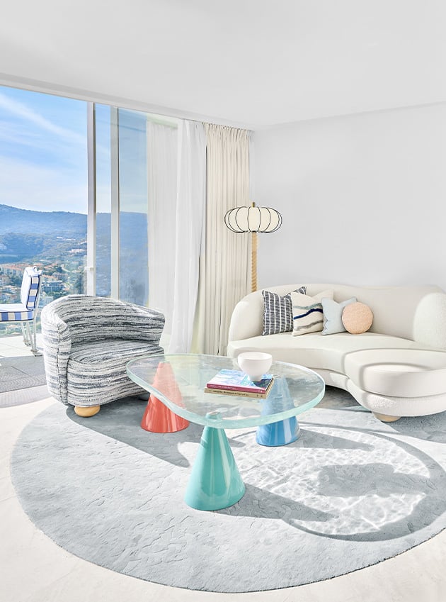 Azur Duplex Suite living room