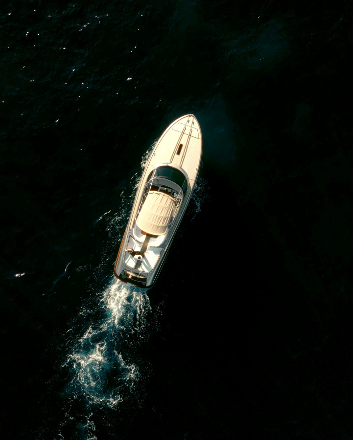 Bateau Riva de haut