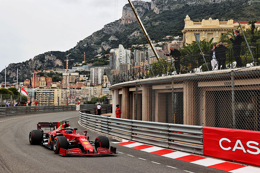 Grand Prix de Monaco Car Race on track