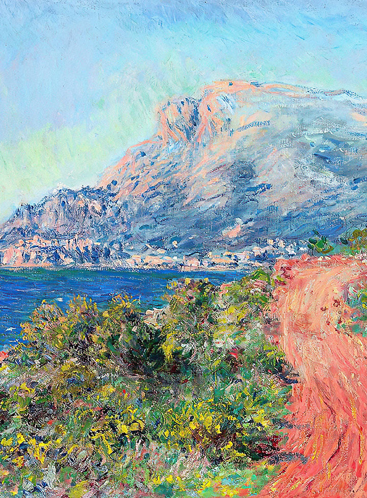 Monet painting of South of France