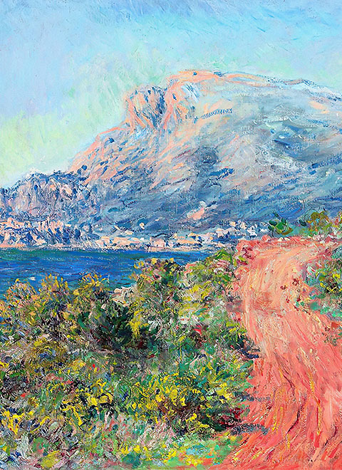 Monet painting of South of France