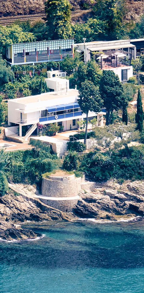 The Maybourne Riviera - Eileen Gray House E-1027 View from sky