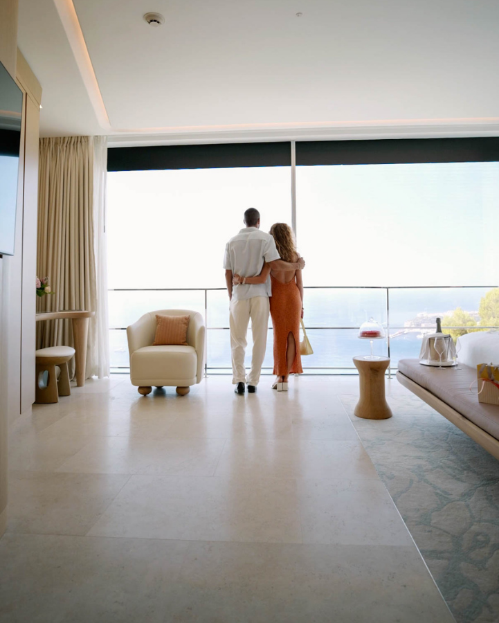 Couple dans la chambre