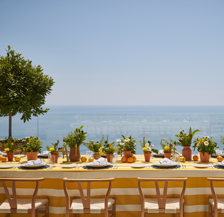 table décorée