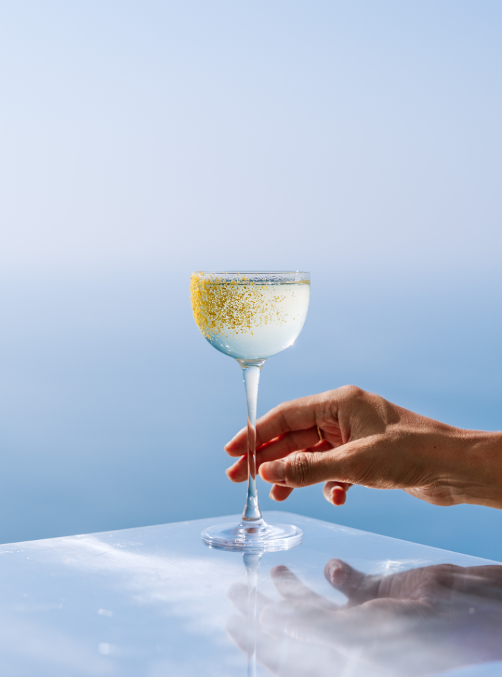 Cocktail with a sea view