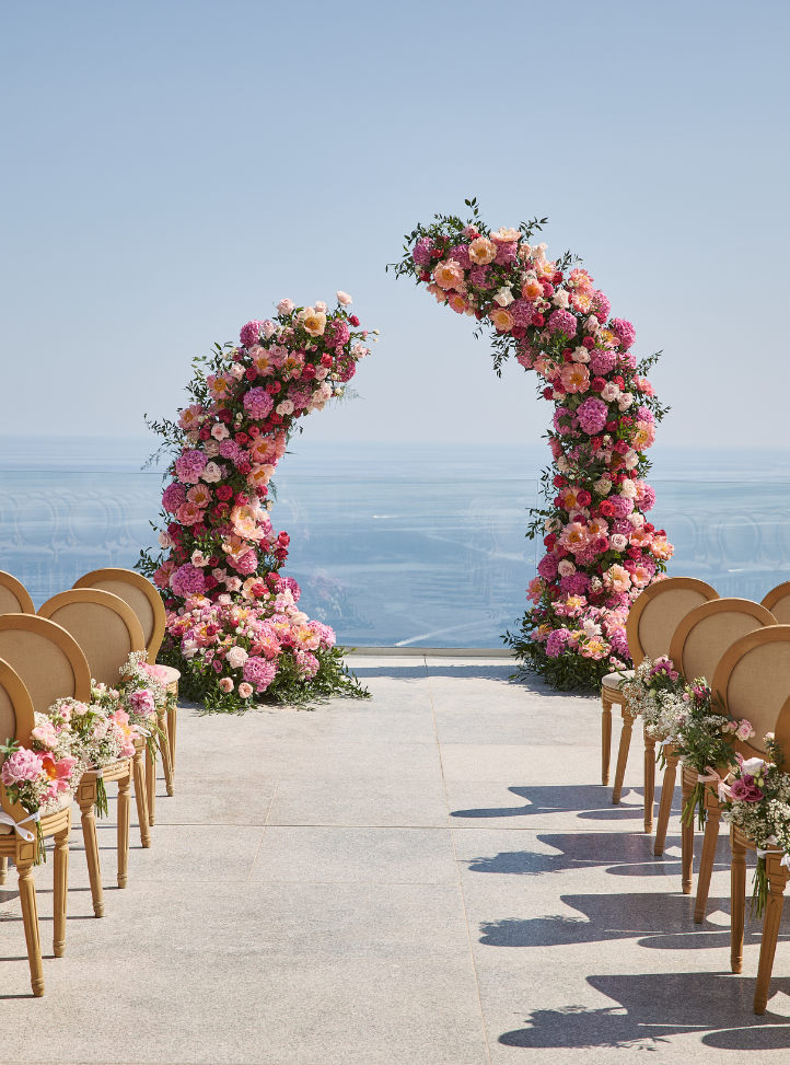 arche fleurs mariage