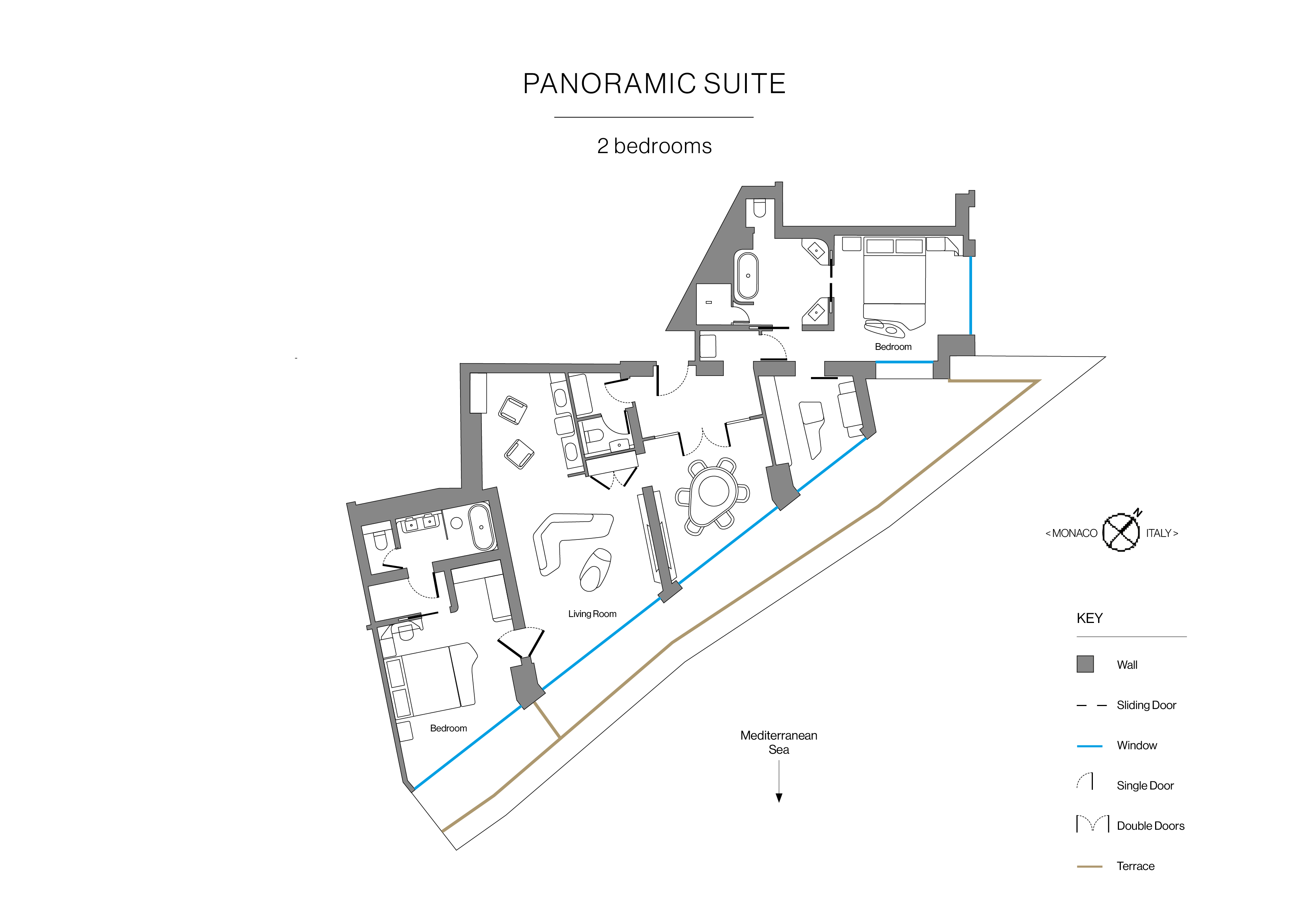 Panoramic Suite - Floorplan