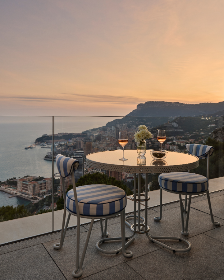 terrasse en soirée